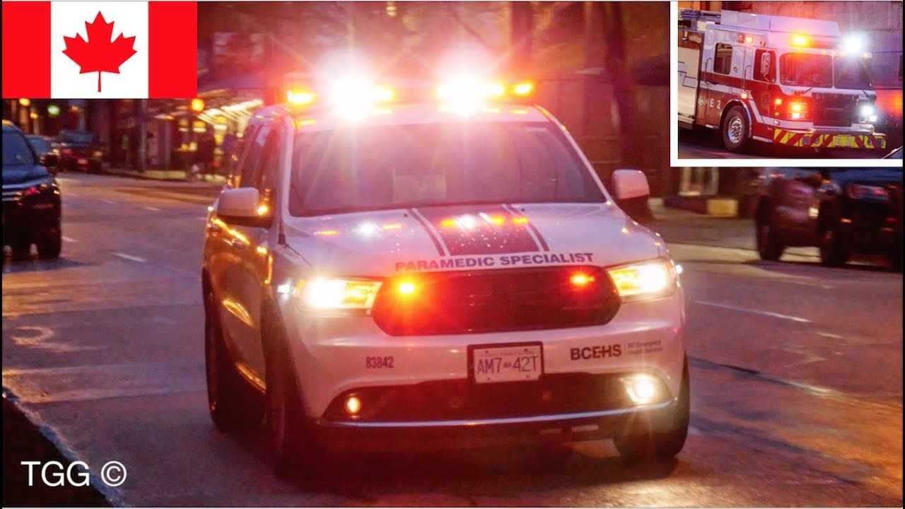 *HI-LO* Paramedic Specialist Durango & Fire Engine + VPD Explorer Responding [Vancouver]