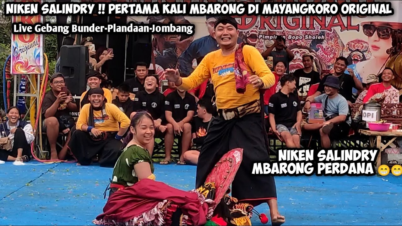 NIKEN SALINDRY Pertama Kali Mbarong Jaranan MAYANGKORO ORIGINAL Live Gebang Bunder Plandaan Jombang