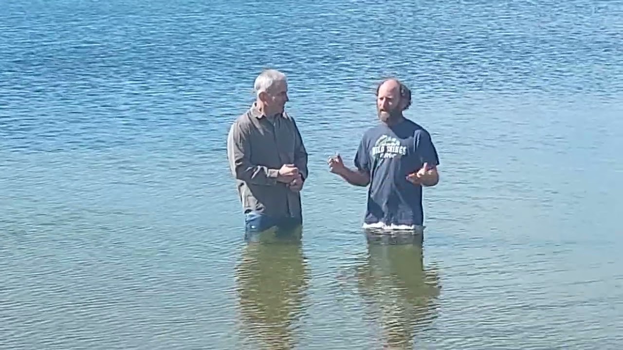 Baptism service for David Platt