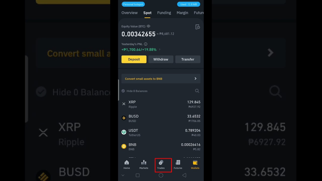 SLP to Coins.Ph Low Gas Fee - Android Phone - Binance to Coins.Ph