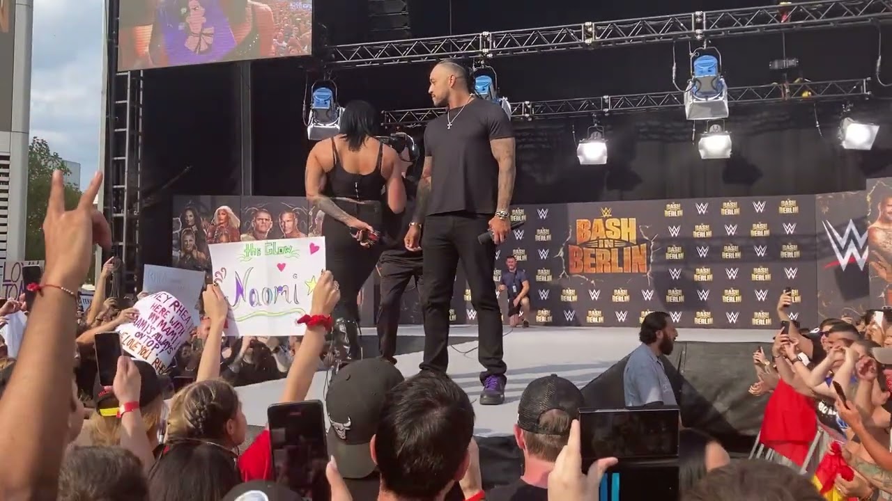 WWE Bash in Berlin 🇩🇪 Kick off - Rhea Ripley & Damien Priest Entrance