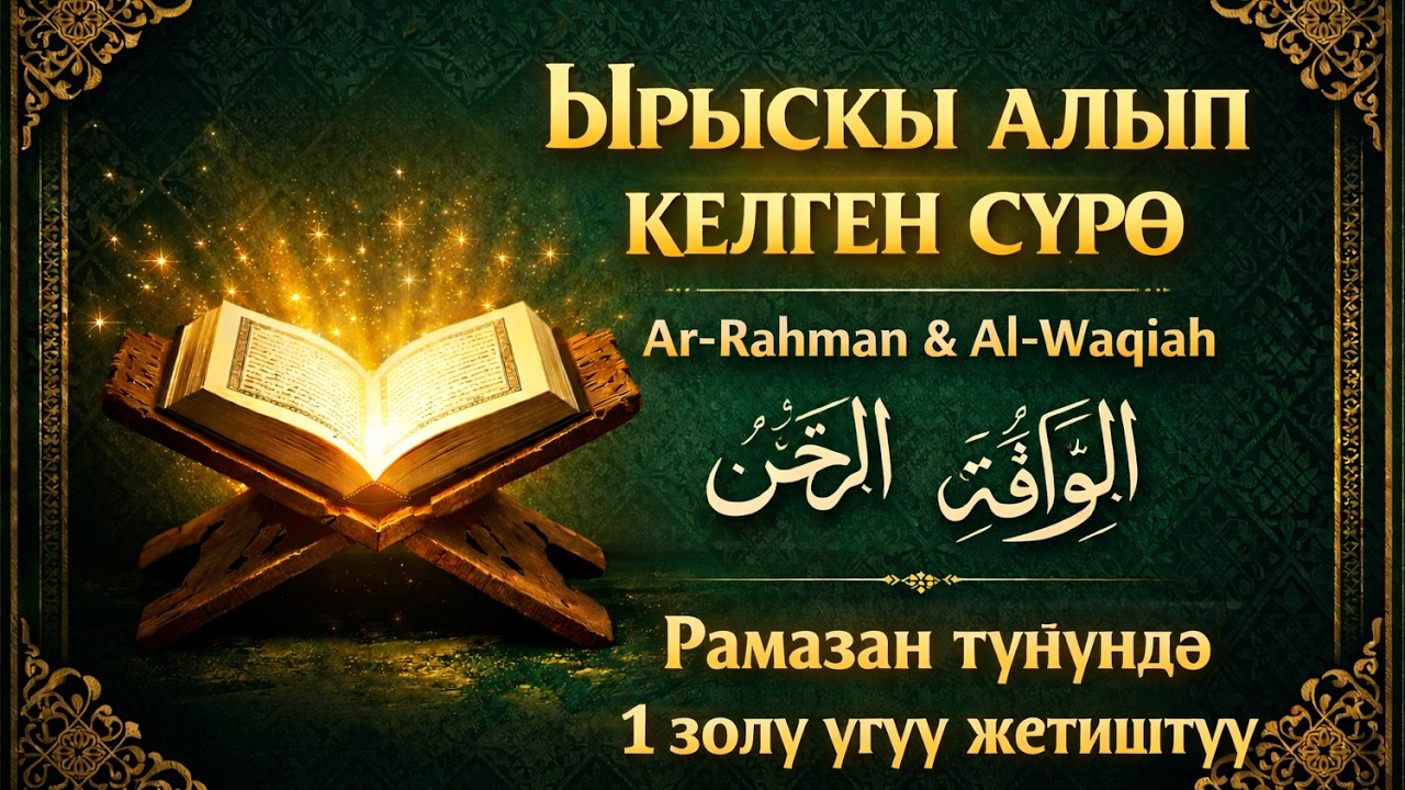 Ырыскы эшигин ачкан керемет! Рамазан түнүндө 1 жолу угуп, жашооңузду өзгөртүңүз. Бул чындык!