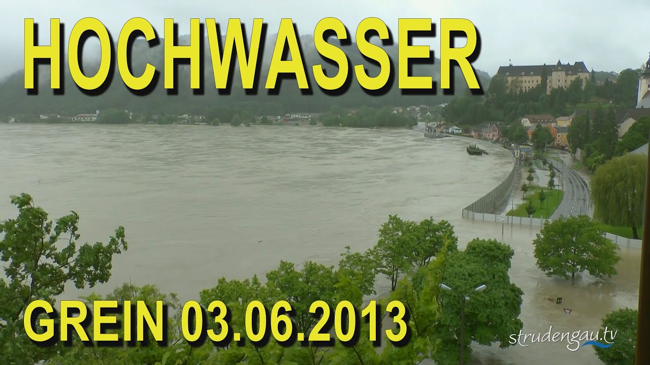 Hochwasser in Grein Stand 03.06.2013 11h-12h