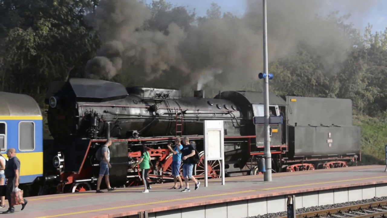 parow&oacute;z Ol49 - 59 w ruchu planowym na trasie  Poznań - Wolsztyn