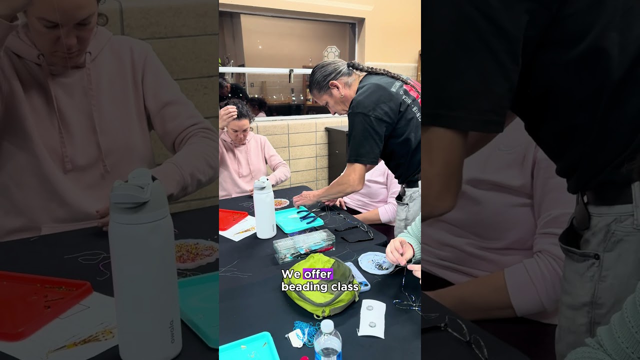 Beading Class at the American Indian Center in Chicago