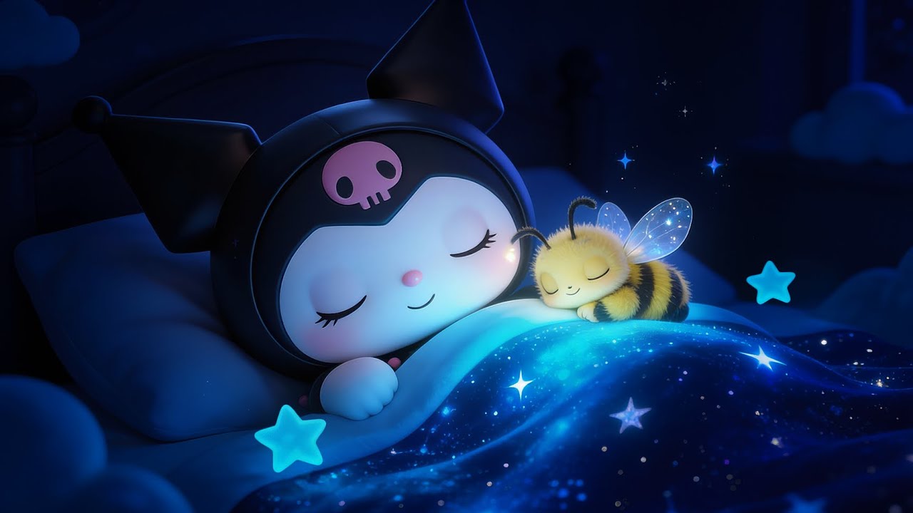 Healing Sleep Music 🌙 Kuromi Piano Music to Fall Asleep Fast & Deep Rest
