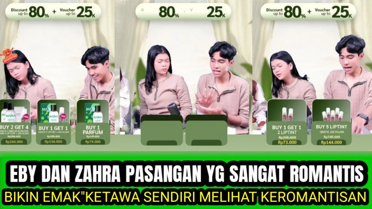 EBY DAN ZAHRA PASANGAN YG SANGAT ROMANTIS❗️BIKIN EMAK