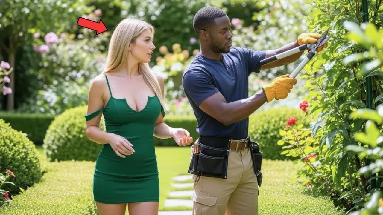 “I’m Not Married… Can I Date You？” — A CEO Meets a Black Gardener and Changes His Life Forever