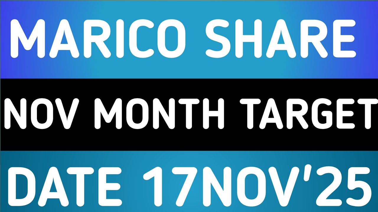 MARICO STOCK LATEST NEWS 17NOV'25/MARICO SHARE LATEST ANALYSIS WITH TARGETS FORCAST 