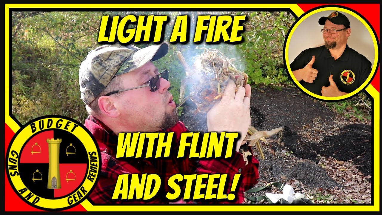 How To Light A Fire With Flint And Steel