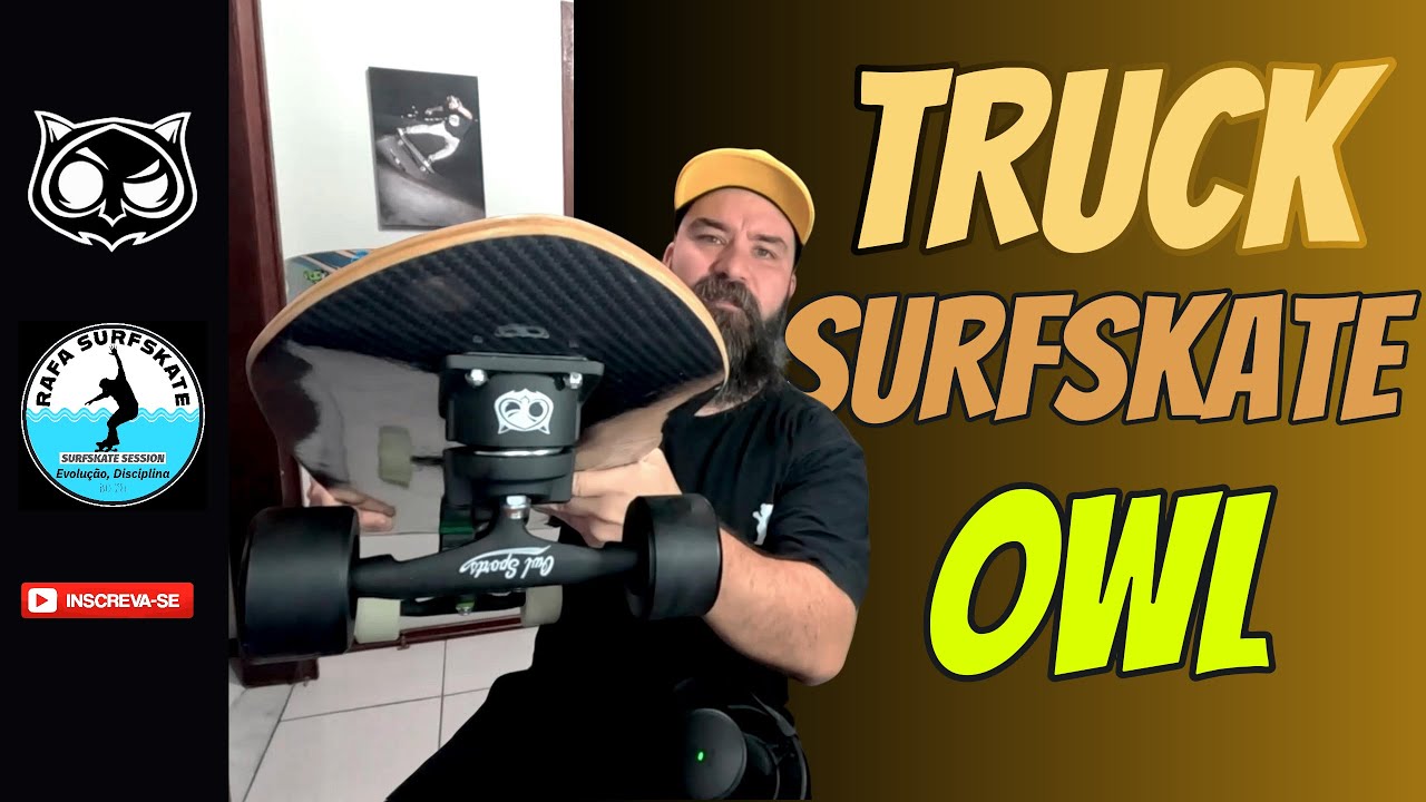 TRUCK OWL SPORTS SURFSKATE #dica #surfnarua #surfskatestyle #surfskate