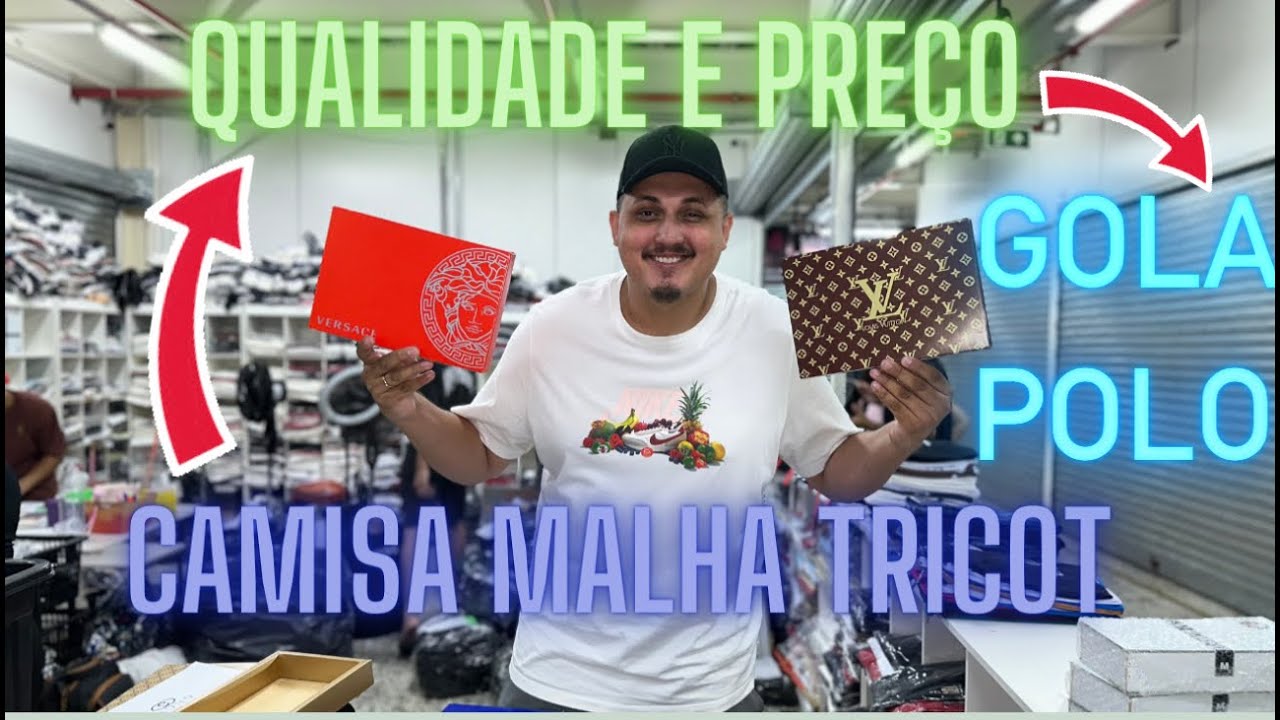 NOVIDADE EM LOJA!!! MALHA TRICOT E GOLA POLO COM O MELHOR PREÇO E QUALIDADE