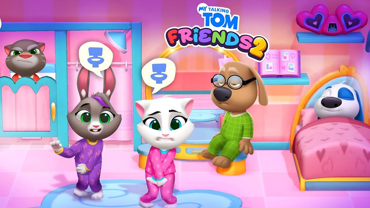 MY TALKING TOM FRIENDS 2 GAMEPLAY PART 11 - NEW MINI GAMES (EARLY ACCESS)