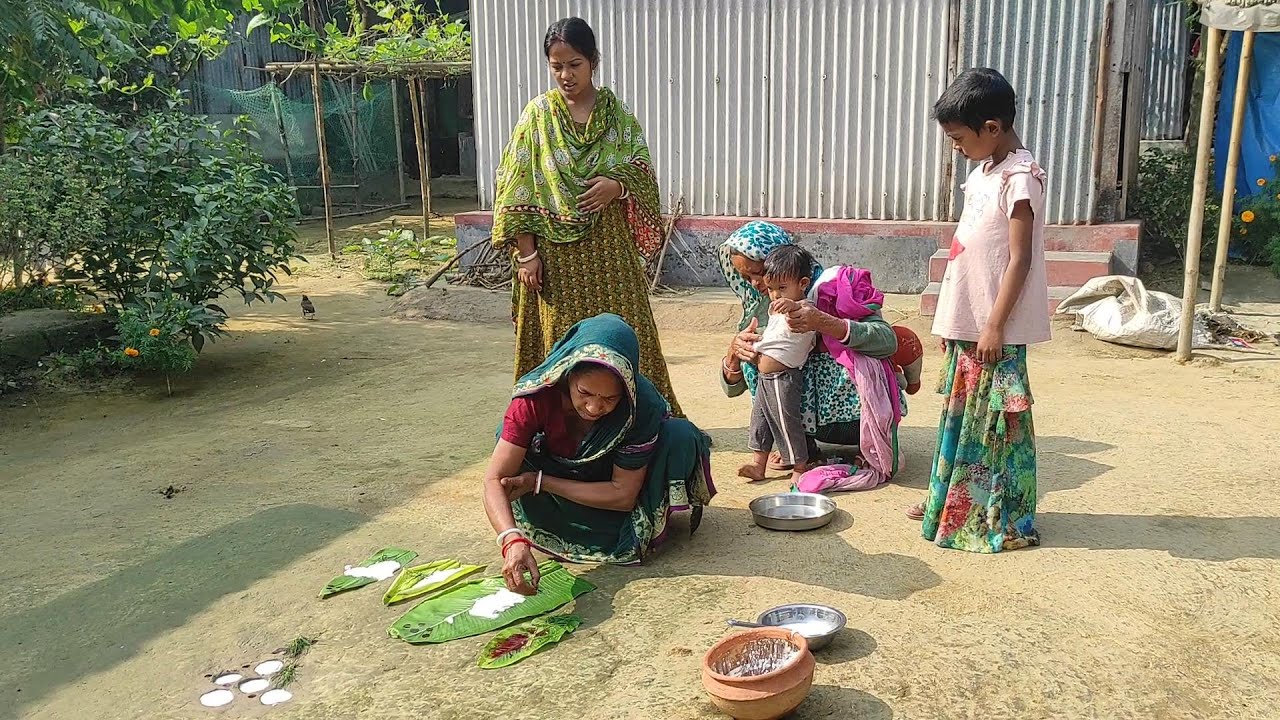 দেখুন একটা বাছুর জন্ম নিলে কত নিয়ন করতে হয় 🩷simple village family vlog