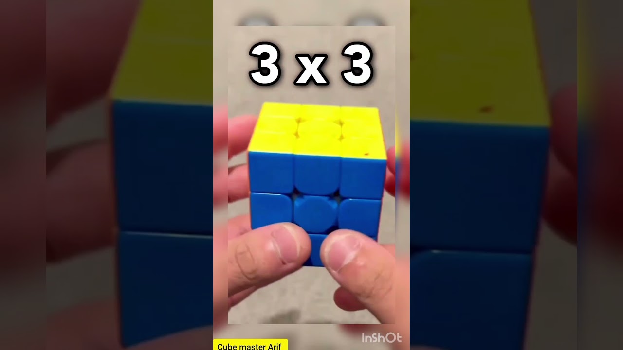 1by 1 2 by 2 song rubix cube #cube #shorts