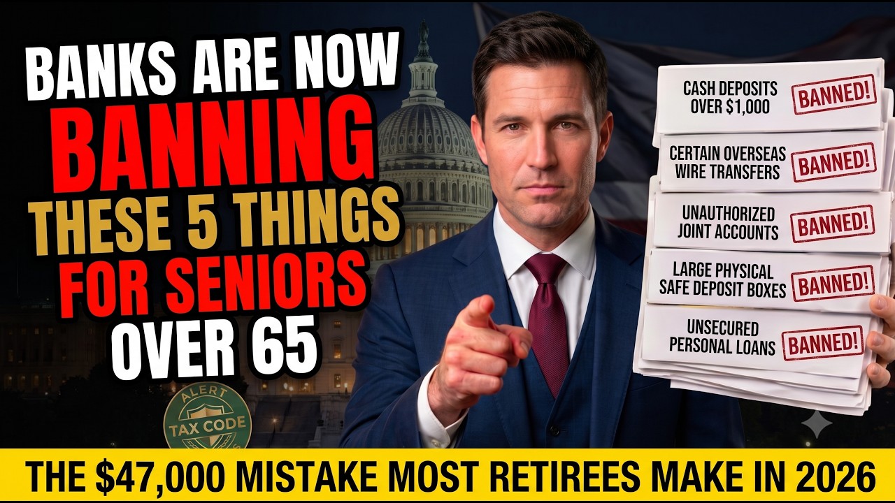 Banks Are Now BANNING These 5 Things for Seniors Over 65 &mdash; The $47,000 Mistake Most Retirees Make