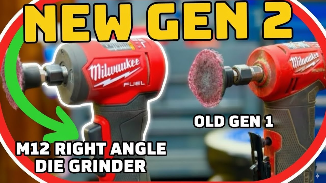 Brand New Gen 2 Milwaukee Right Angle Die Grinder Upgrade Or Let Down?
