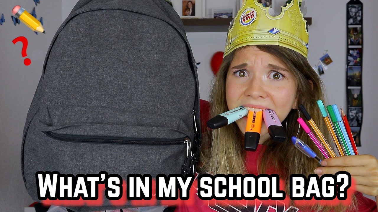 WHAT'S IN MY SCHOOL BAG ITA - #BACKTOSCHOOL2018 || Valeria Vedovatti