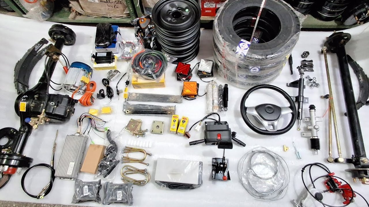48/60V 1.5-2KW BLDC DATAI KIT WITH DIFFERENTIAL AND FRONT STEARING ASSEMBLY FULL KIT