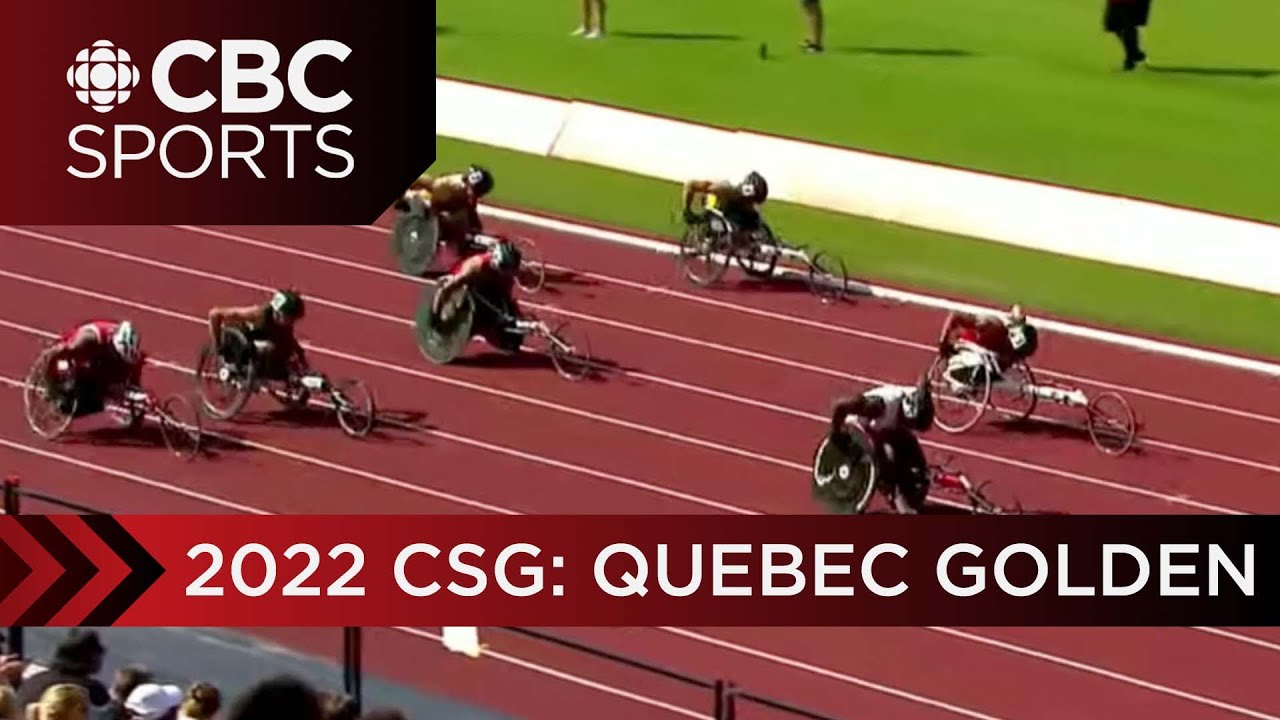 Quebec’s Clison Djanebaye victorious in men’s 100m wheelchair race at 2022 Canada Summer Games