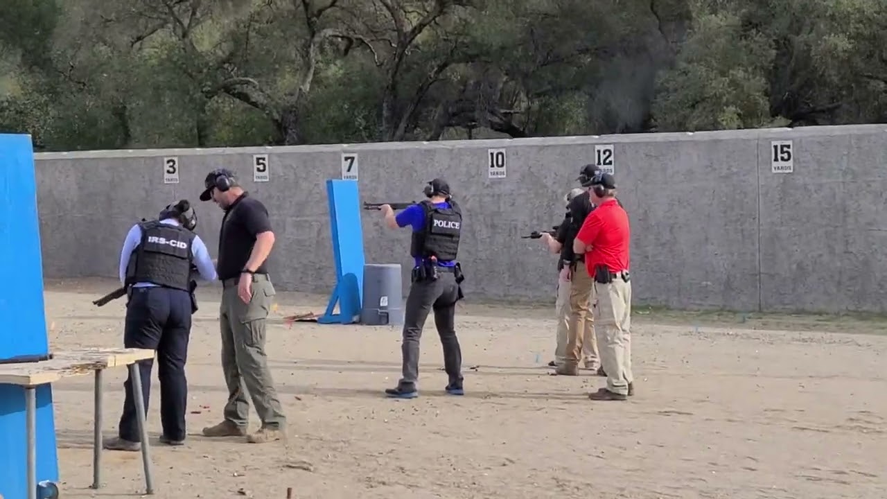 IRS-CI Special Agents Train on the Range