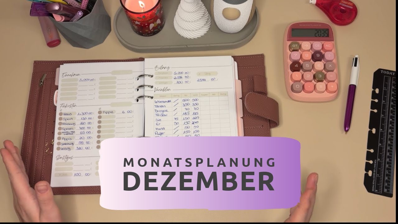 💫Monatsplanung Dezember 💸🎅🏼 Die letzten Geschenke besorgen 🎁 #budgeting #budgetplan #sparen #money