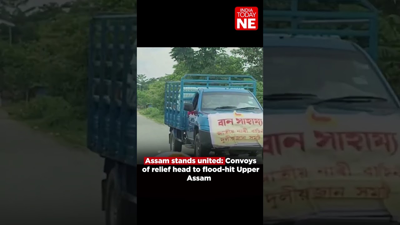 Assam stands united: Convoys of relief head to flood-hit Upper Assam