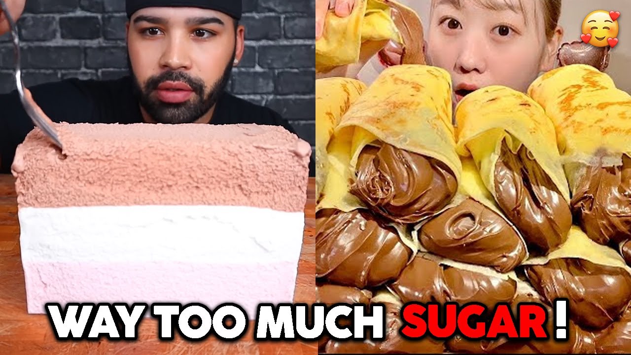 mukbangers EATING WAY TOO MUCH SUGAR! 😱