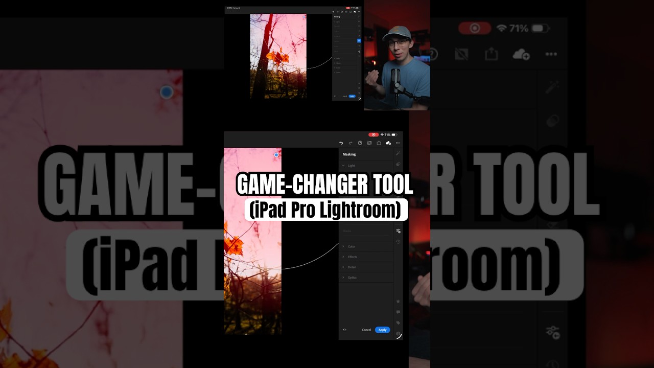 Этот инструмент маскирования в Lightroom делает фотографии более выразительными (iPad Pro)