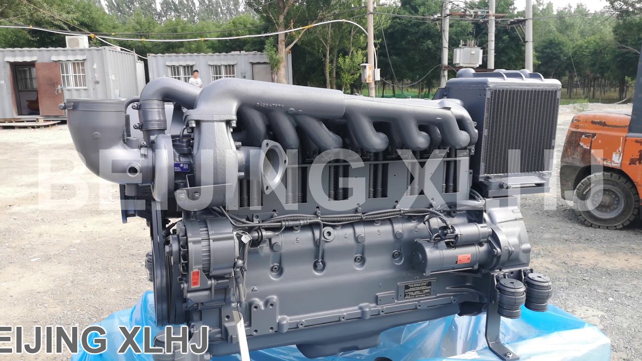 Brand-new engine DEUTZ BF6L914 unpacking from Beijing