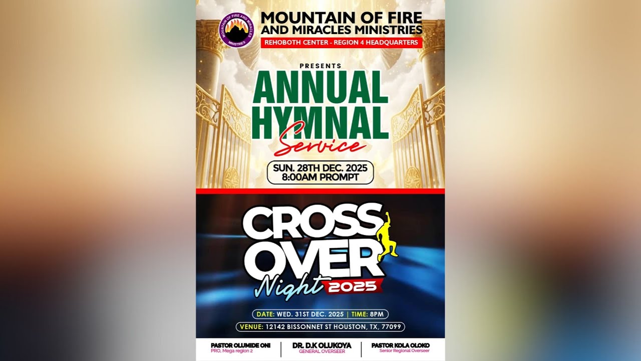LIVE | CROSSOVER NIGHT SERVICE | MFM REHOBOTH CENTER | DECEMBER 31, 2025