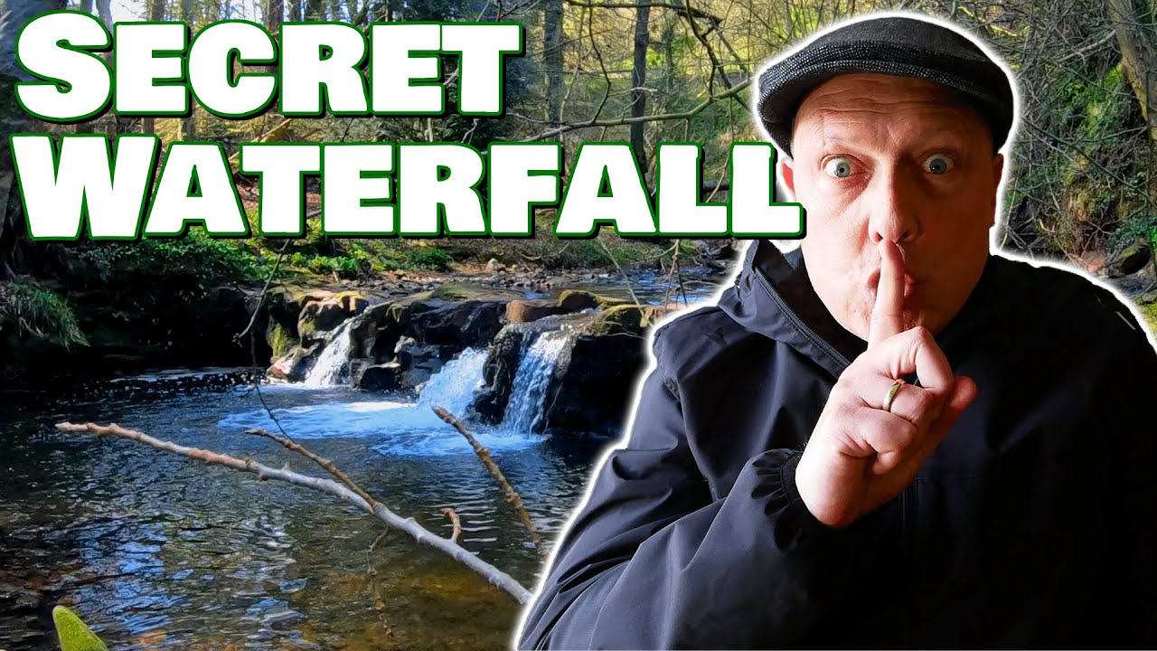 SECRET Waterfall: Exploring HUMBIE Church, Woods and Waterfall in Scotland