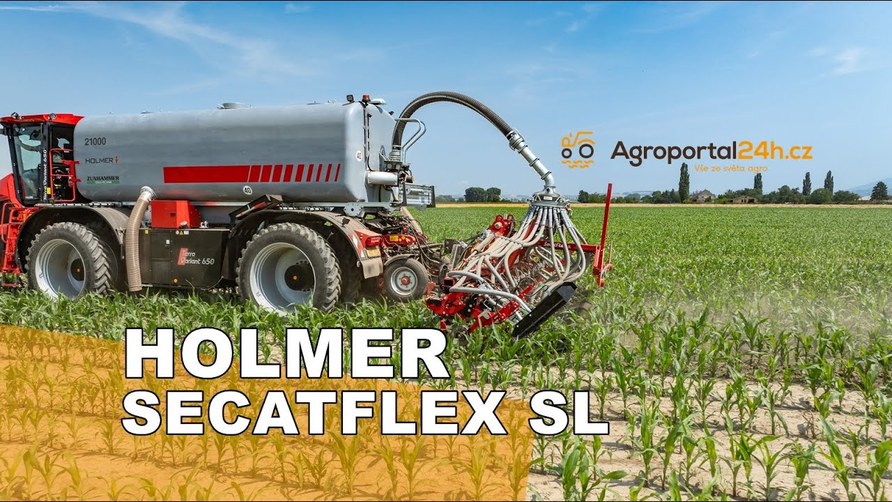 Aplikátor Holmer SecatFlex SL se předvedl českým zemědělcům