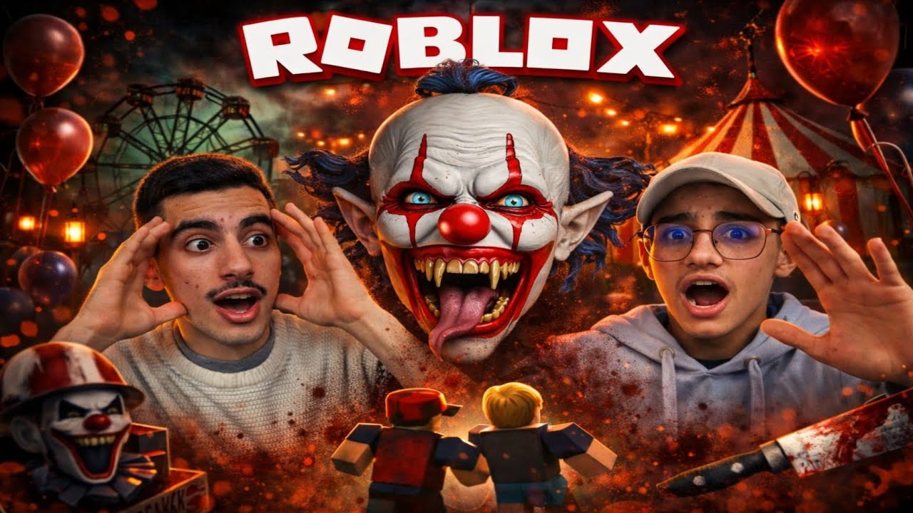 الهروب من المهرج 🤡😨 صار شي غير متوقع😱|Roblox