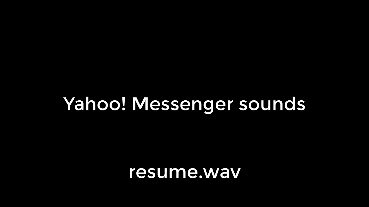 Yahoo! Messenger Sounds