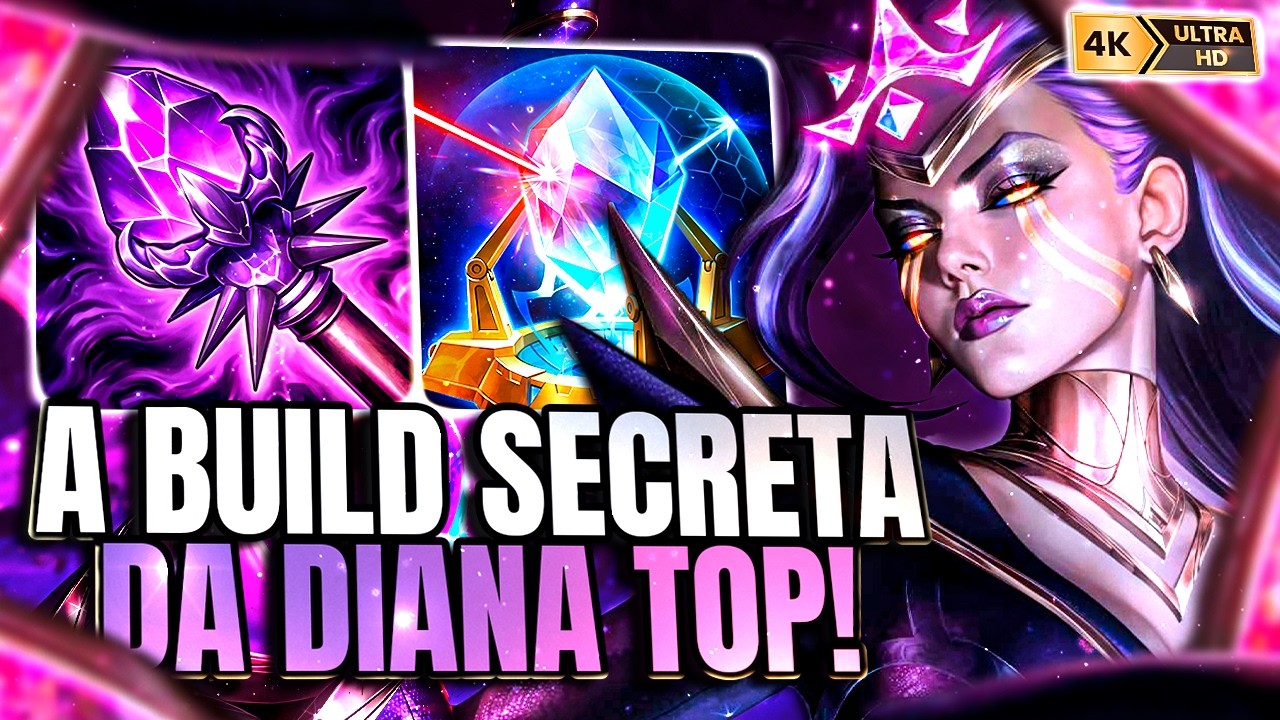 SUBA DE ELO AGORA! A BUILD QUE QUEBROU A DIANA TOP! | LOL WILD RIFT