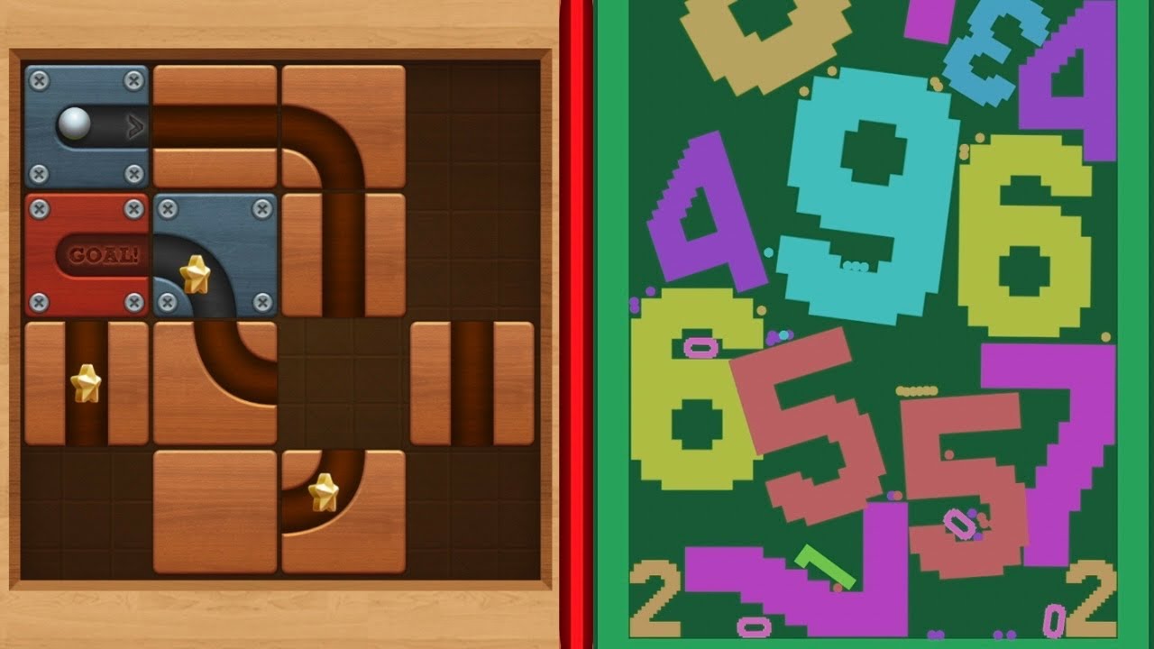 Roll The Ball Puzzle 🧩 VS 🔢 I Like ABC Numbers – Math Mode Gameplay 🎮