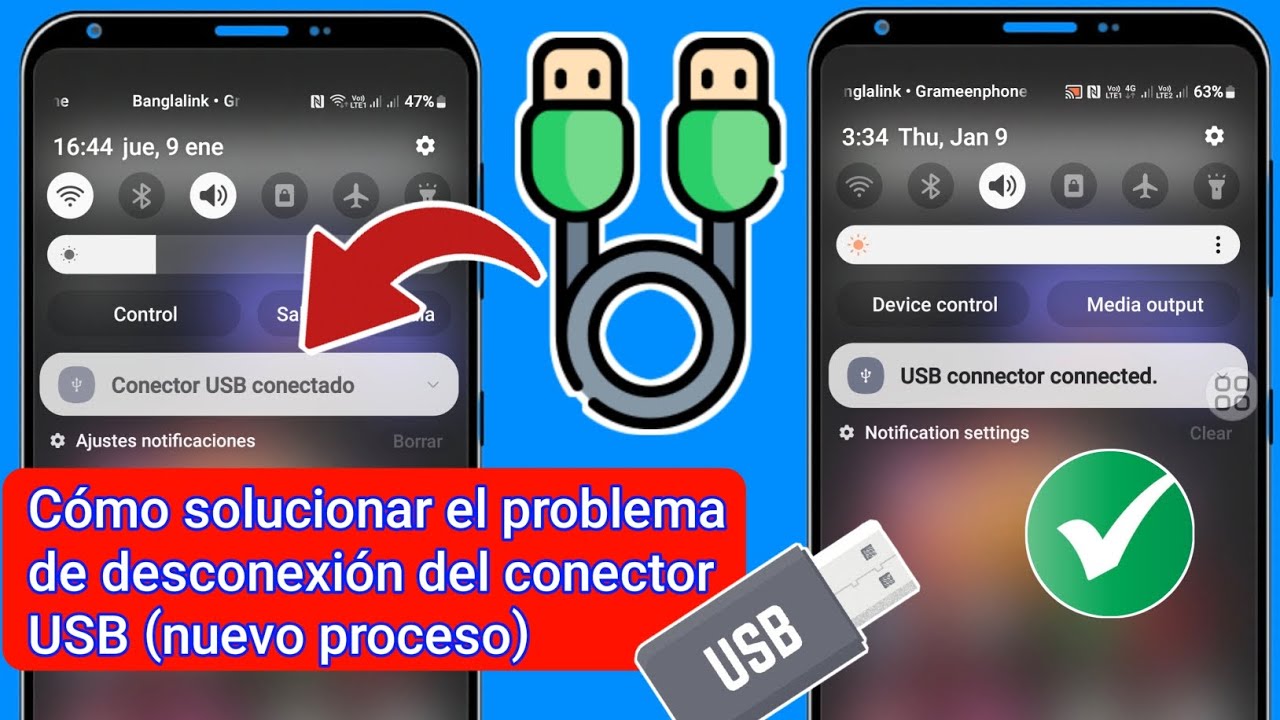 Cómo solucionar el problema de que el conector USB de Samsung está desconectado (nuevo proceso)
