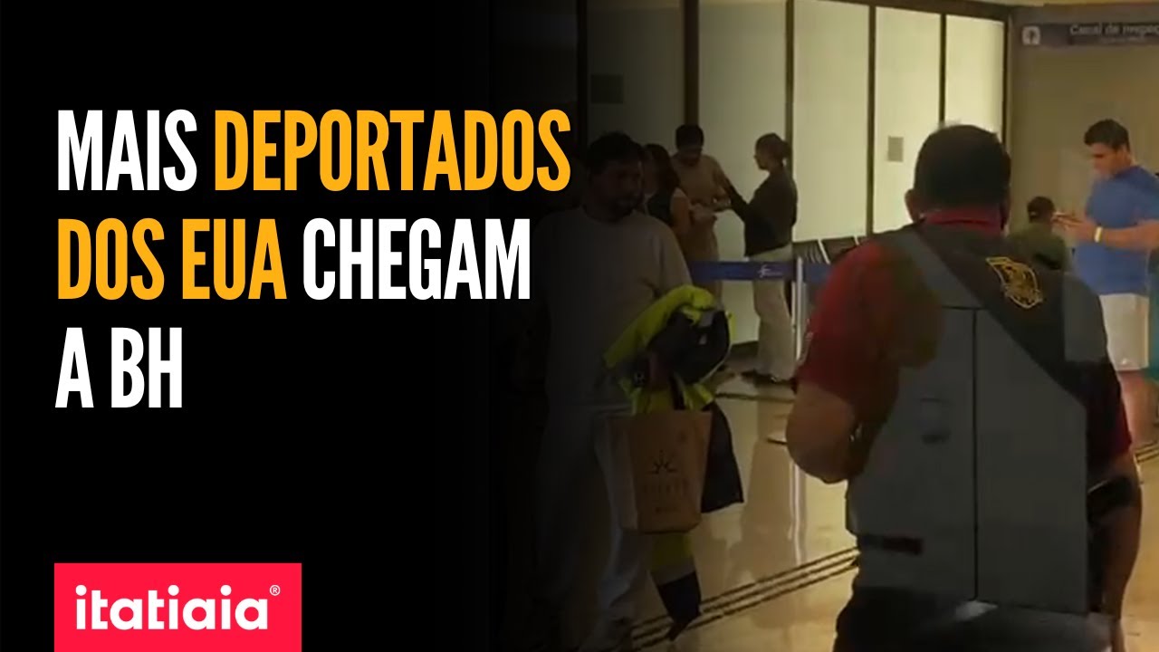 MAIS UM AVIÃO COM DEPORTADOS DOS EUA NO GOVERNO TRUMP CHEGA A CONFINS