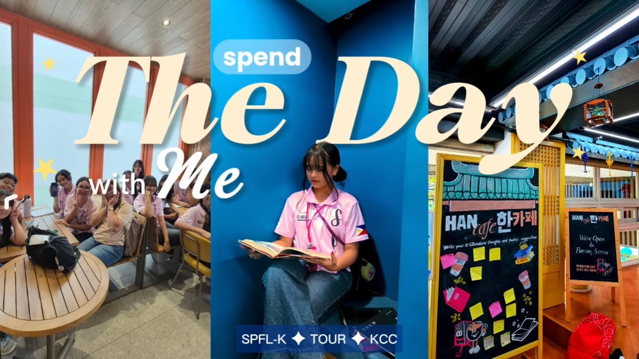 Spend The Day with Me | SPFL-K TOUR 🇰🇷 | 🚌Korean Cultural Center🇰🇷💗