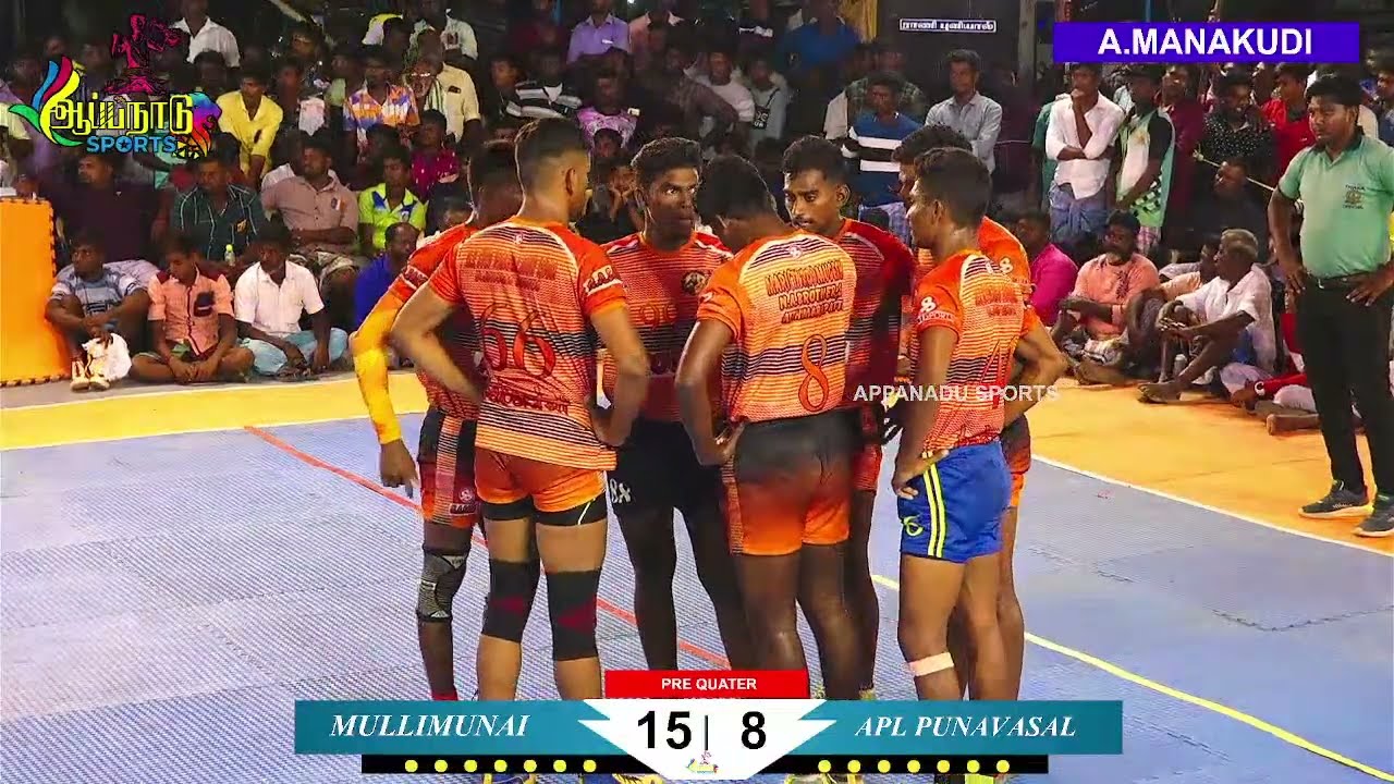 QF\\ MULLIMUNAI VS APL PUNAVASAL\\ 2023 @APPANADU SPORTS