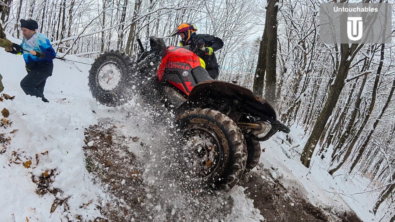 Steep Winter Hill Climb 🥶🚀 Extreme Frozen Snow Rush