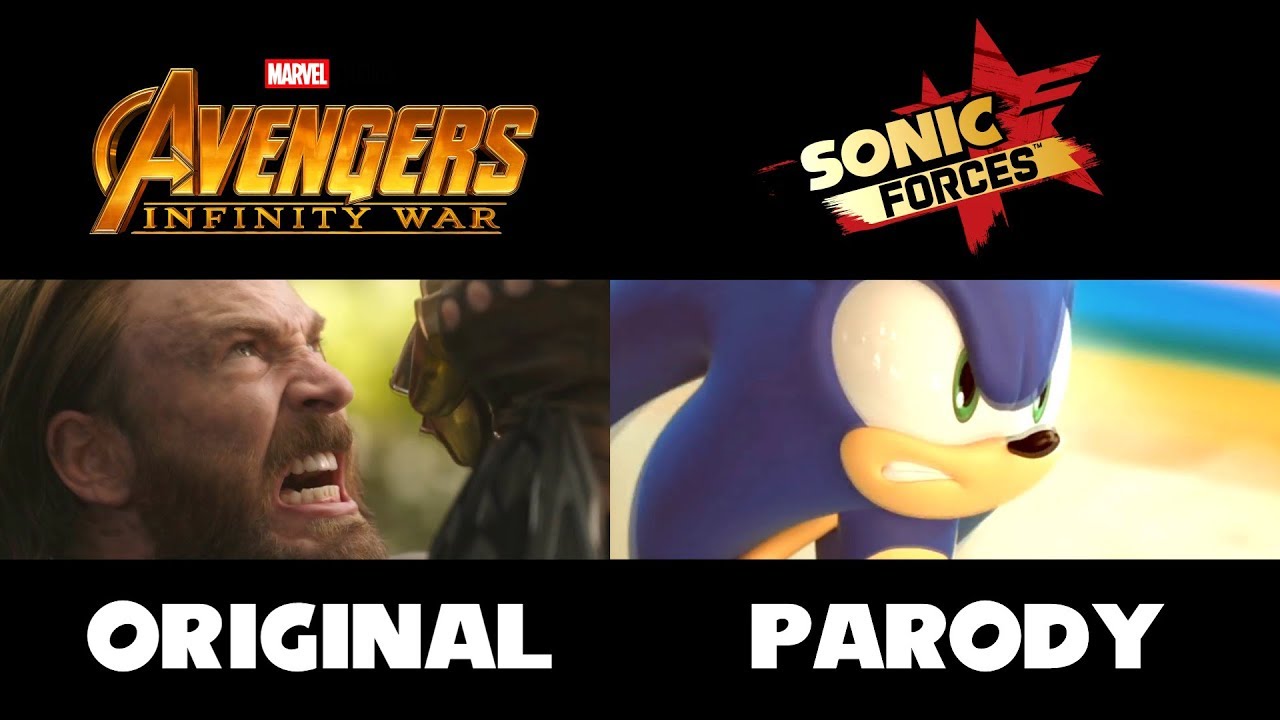 Marvel's Avengers Infinity War Trailer 2 Side-by-Side w/ Sonic Forces The Movie Trailer #3