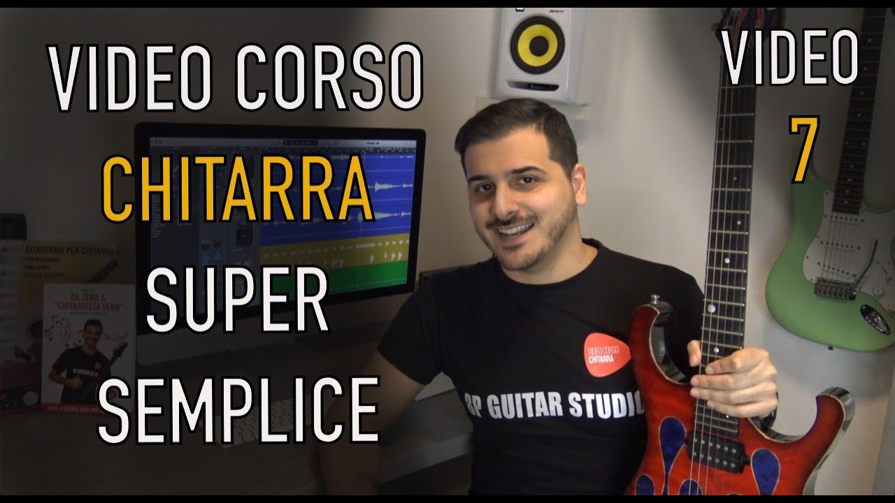 LEZIONI DI CHITARRA :  ACCORDI MAGGIORI E MINORI - CORSO COMPLETO  GRATIS