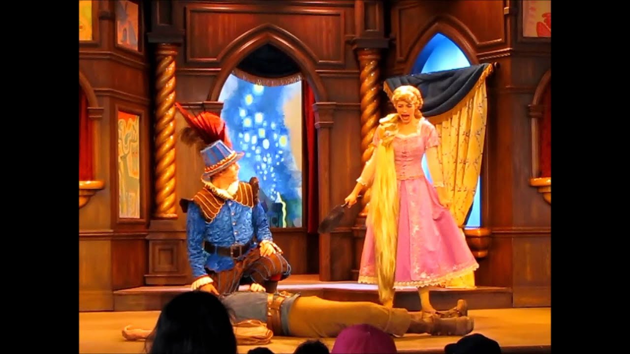 Tangled at The Royal Theatre in Fantasy Faire at Disneyland