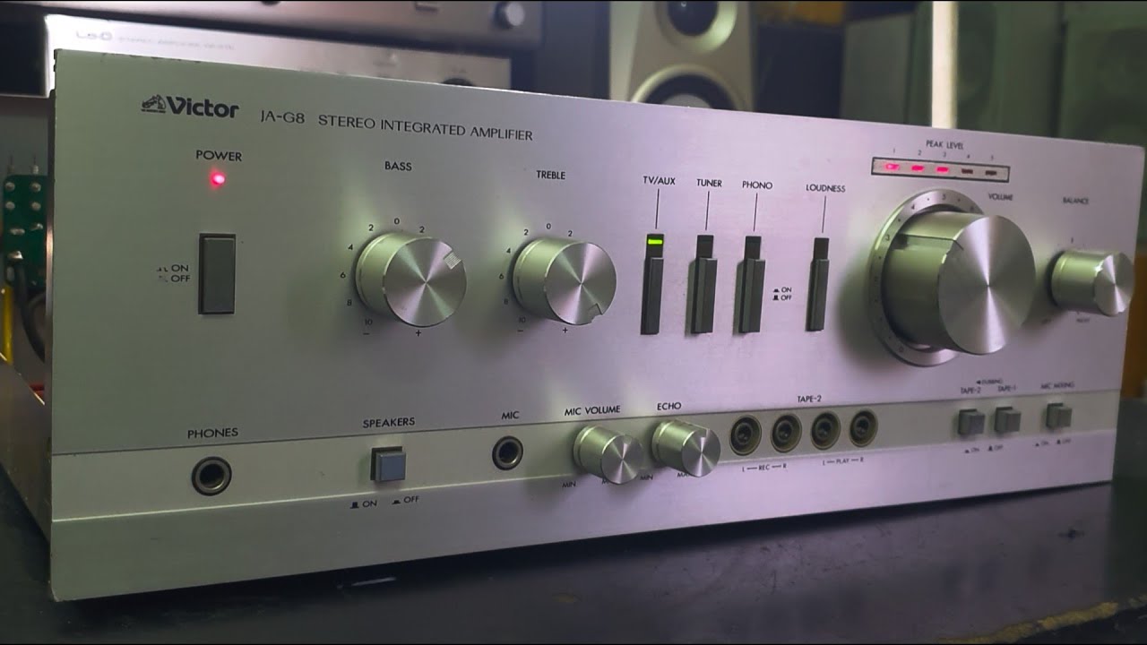 (Đã bán)1.2tr. Đt.0855998893. Amply victor. Ja-g8. Mời cb xem video