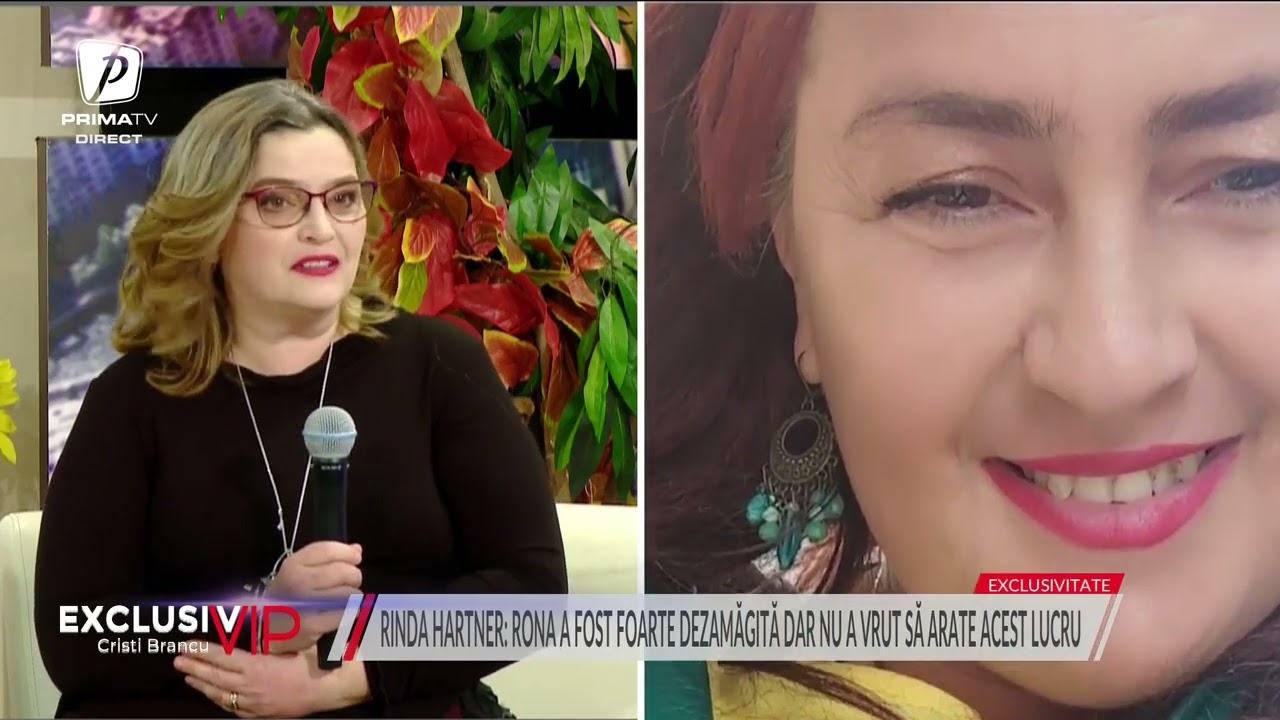 Rona Hartner a fost comemorata de familie la un an de cand a trecut in nefiinta