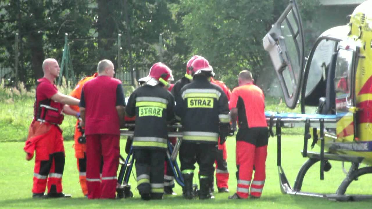 Przekazanie poszkodowanego dla Ratownika 15 16.09.2012