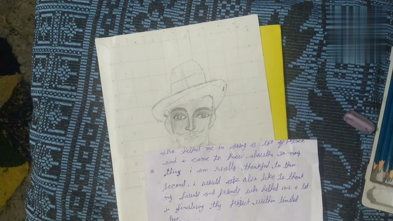 Bhagat Singh ka drawing inqlaab jindaba