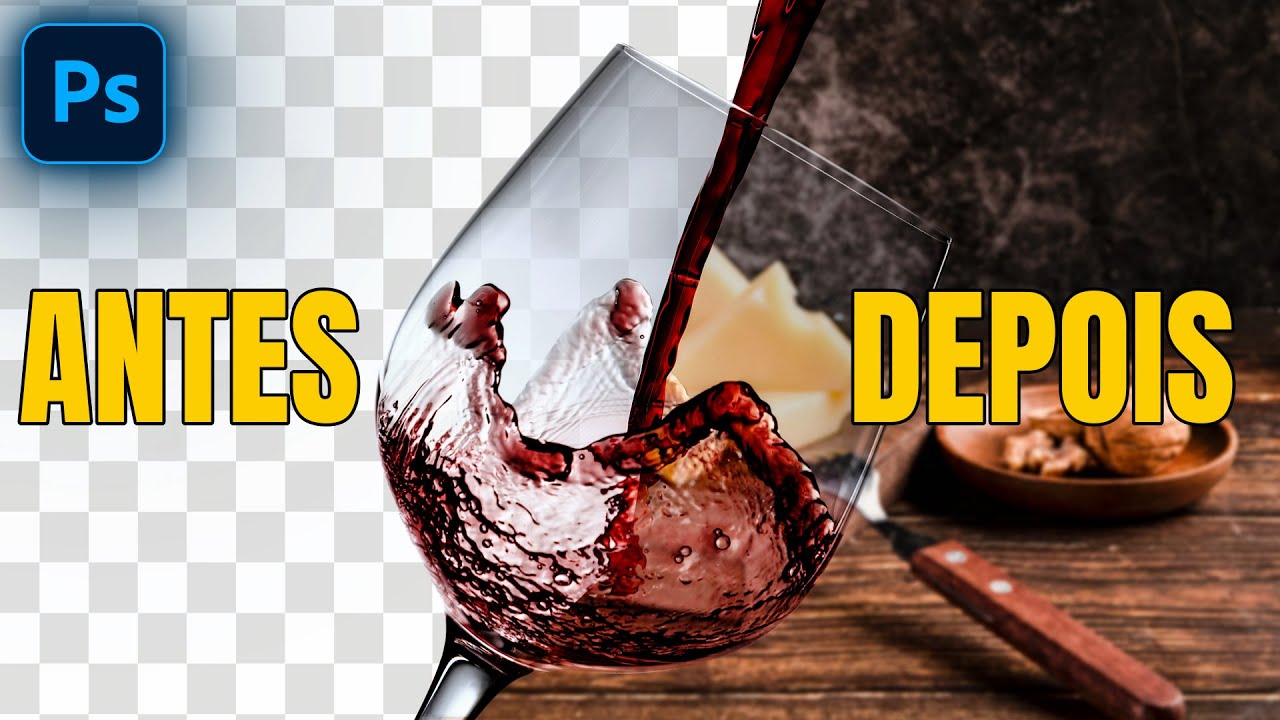 Como remover o fundo de imagens transparentes no Photoshop
